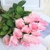 Latex Real Touch Rose Flower Artificial Rose Bouquet Wedding Party Decorative 