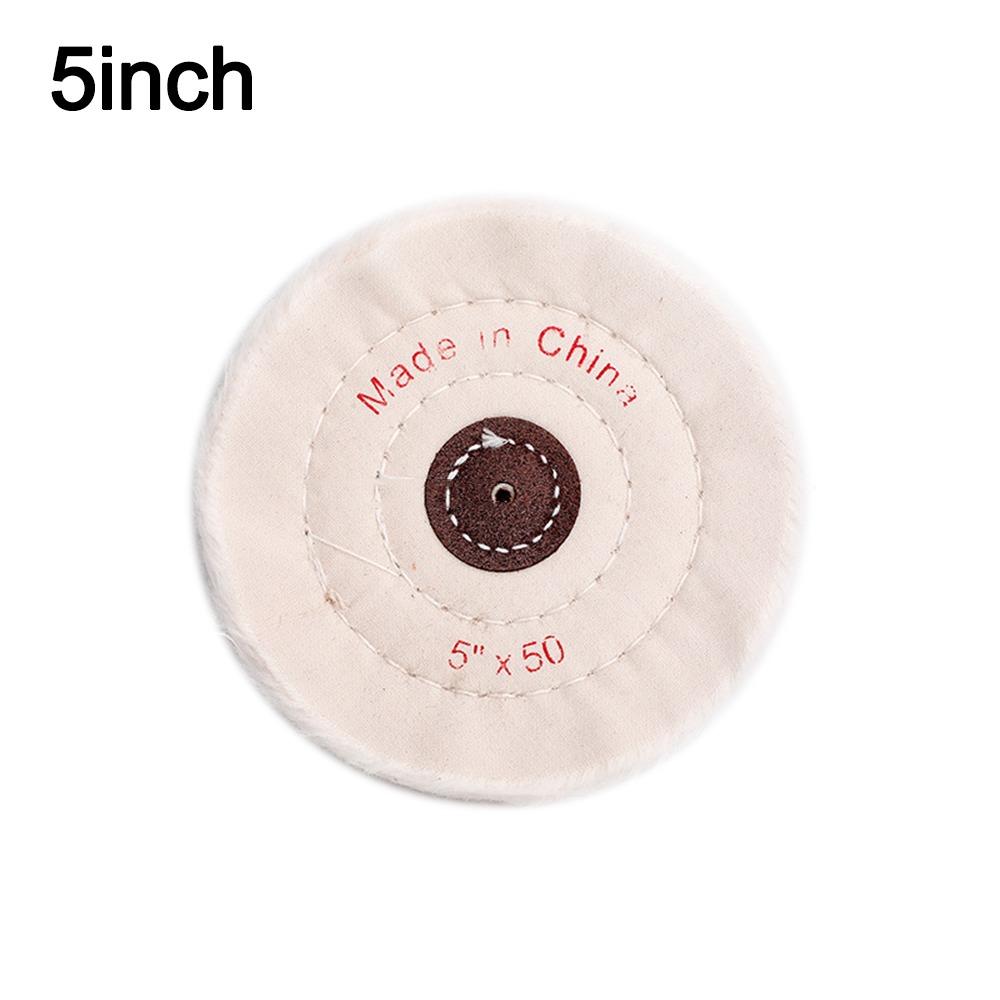 Durable 2-12in Wheels Buffing Polishing Wheel Cotton Lint Cloth White Buffing Wheel Polishing Cloth Wheel Jewelry Tools