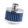 Blue Universal 23mm Car Push In High Flow Extra Vent Valve Cover Breather Filter
