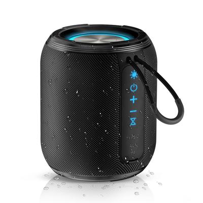 Новая Портативная Колонка с Улучшенным Bluetooth, Светодиодная, Водонепроницаемая, TWS, По-настоящему Подходит для Использования 2025, Обновление Bluetooth, Бас, 5.3, Легкая, Type-C