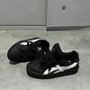 Белые и черные цвета, универсальные и легкие женские туфли на толстой подошве, студенческие женские туфли на весну 2025 года, мягкие подошвы, не надоедают