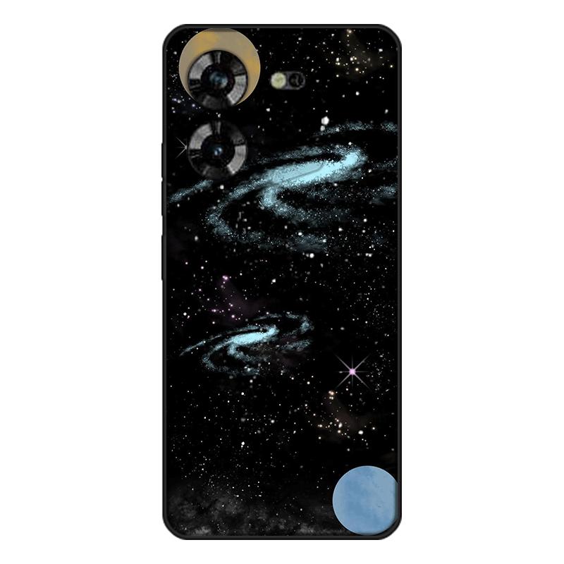 Для Tecno Pova 5 Neo 3 Pova5 Neo3 чехол Мягкая силиконовая задняя крышка чехол для телефона с рисунком Звездное небо