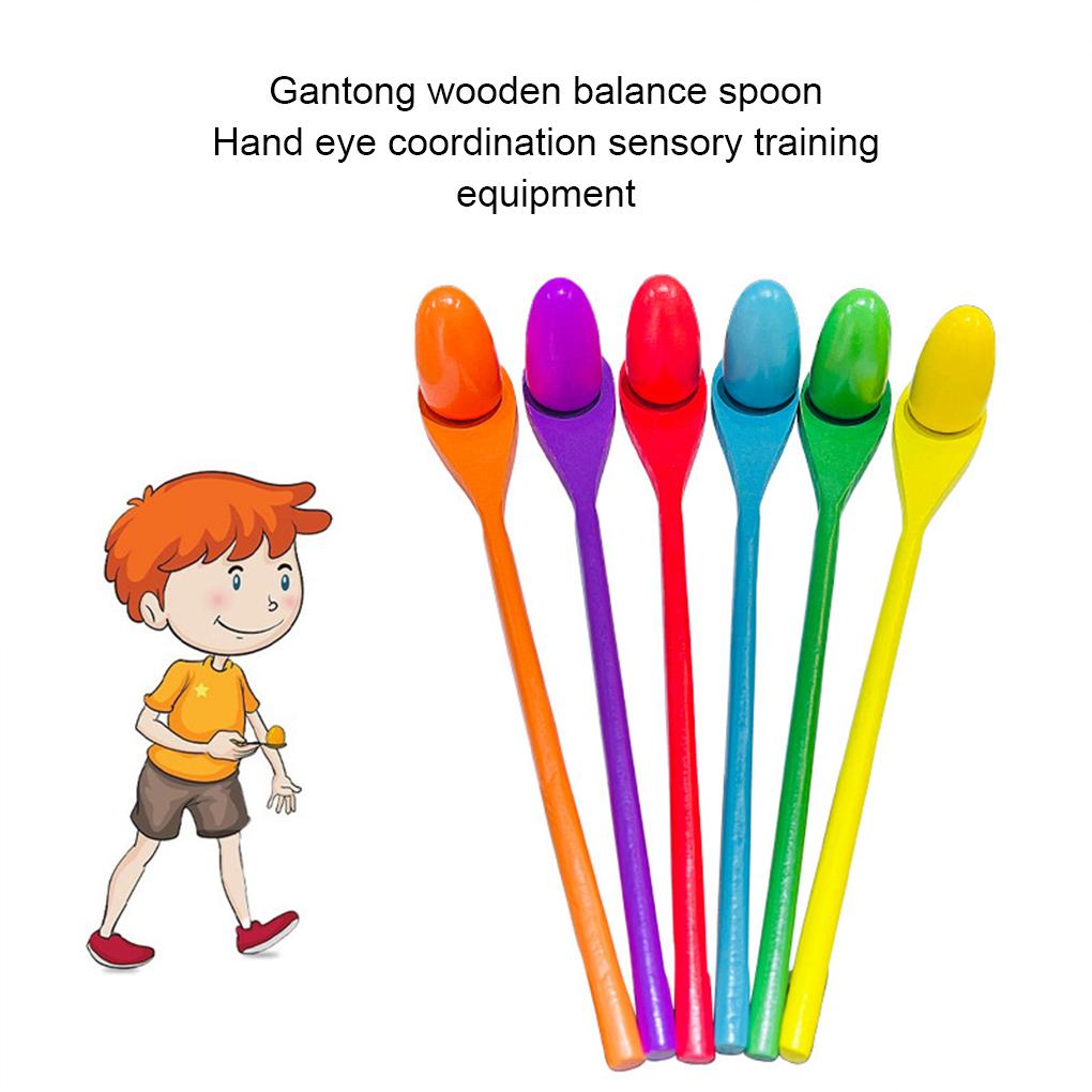 ABS деревянная ложка держатель мяча для детей балансировочное яйцо тело интеллектуальное тренажерное оборудование
