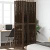 VidaXL Room Divider 3 Panels, Room Separator, Privacy Screen, Bedroom Living Room Screen, Dark Brown 358656