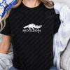 Ретро Horizon Zero Dawn Тренд Харадзюку Короткий рукав Унисекс Рубашка С узором Большая Футболка
