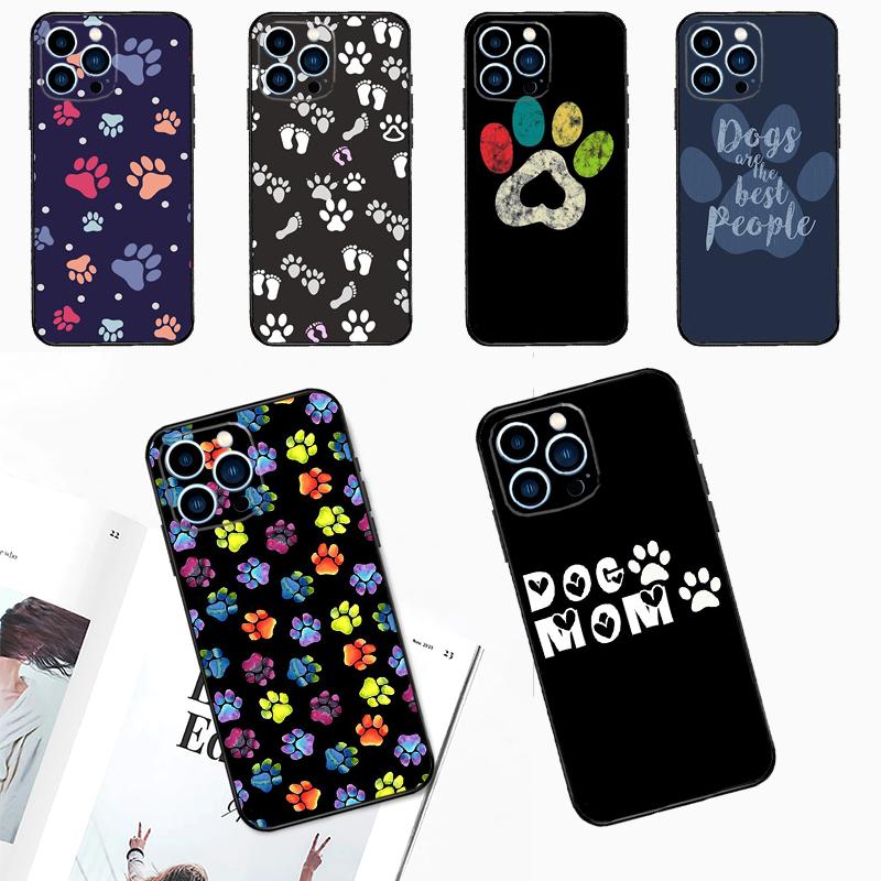Чехол для телефона Samsung Galaxy S25 Ultra S20 S21 S22 S23 S24 Ultra Plus S9 S10 S25 FE с цветным рисунком лапы собаки