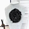 15 см 3D шелковые аппликации-цветы, брошь-цветок, нашивки для шитья на вечерние платья