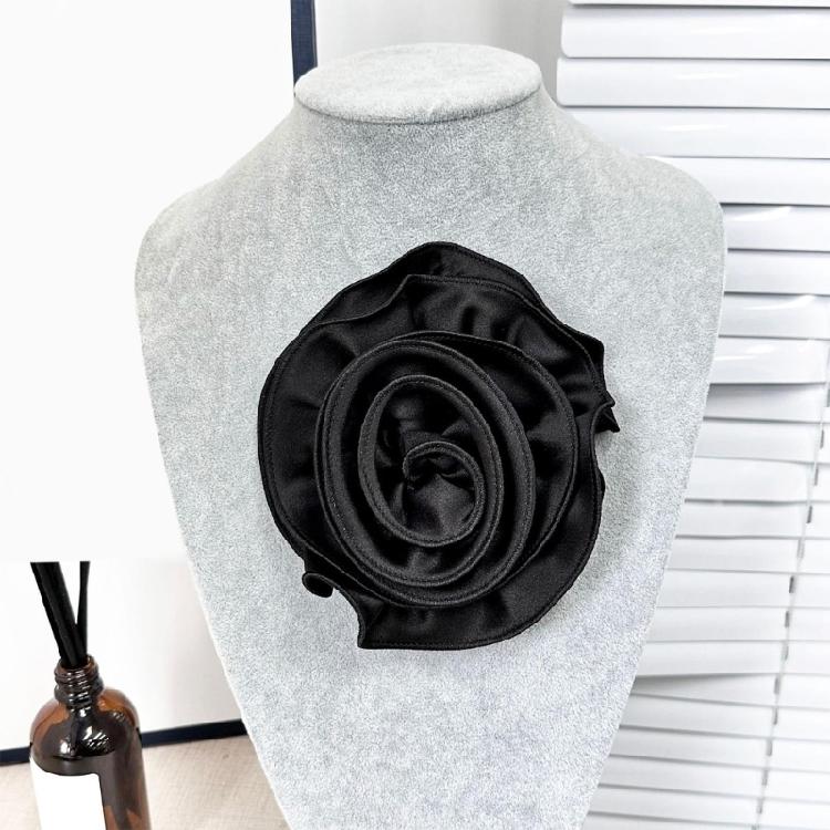 15 см 3D шелковые аппликации-цветы, брошь-цветок, нашивки для шитья на вечерние платья