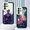 Прозрачный чехол для телефона Samsung S22, A32, M11 с героями аниме Луффи, Зоро, Гоку и Dragon Ball.