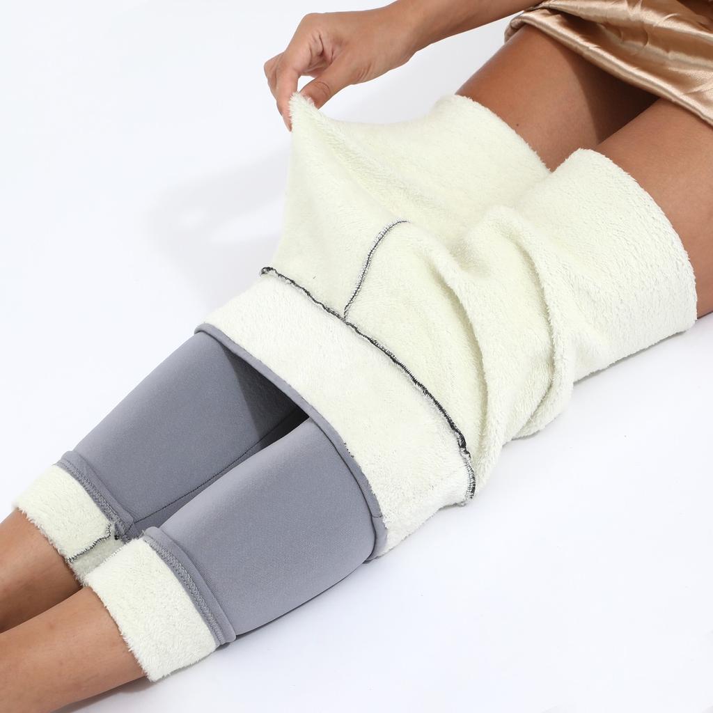 Женские леггинсы бесшовные с высокой талией толстые термо леггинсы модные зимние теплые женские колготки утепленные брюки-панталоны