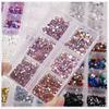 1000Pcs Decorations Nail Art 3D Glitter Gem Nail Rhinestones AB Crystal Diamond