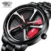 SVJ Men's Watch Car Wheel Modified Rs7 Men's Watch Hydraulic Three-dimensional Hollow Quartz Watch