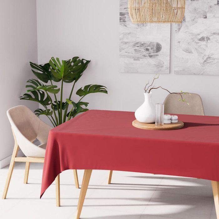 Nappe "ALIX" 140 x 240 cm rouge