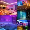 Music Sync RGB LED Strip Light SMD 5050 5V 30LEDs/m 20keys Remote USB Smart Game Rhythm TV Backlight Lamp,New Year Home Decoration