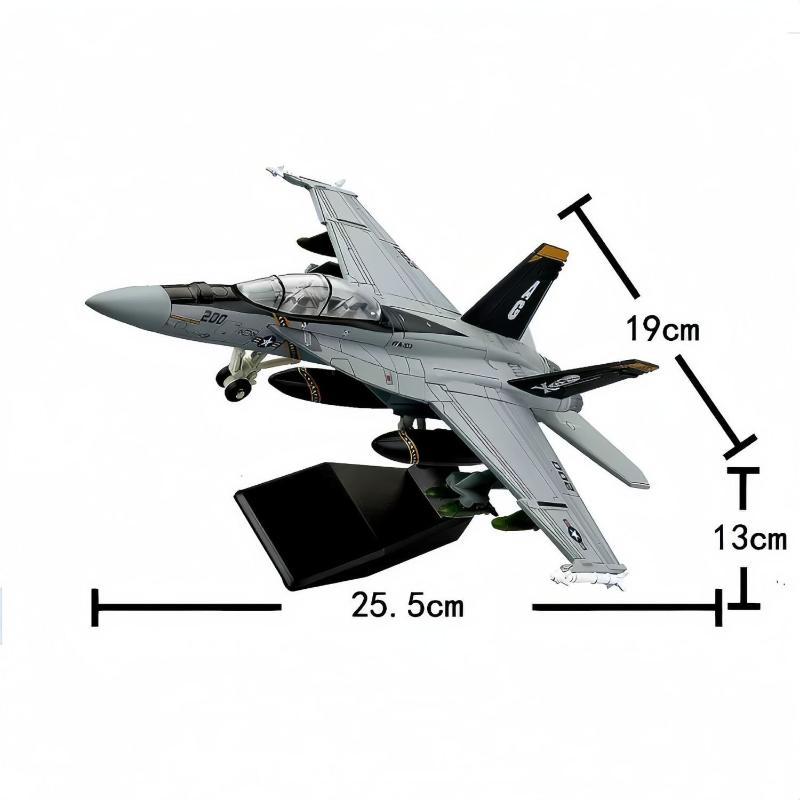 1:Модель самолета F/A-18F Grumman Tomcat в масштабе 1:72 VF103 Super Hornet для украшения офисного стола