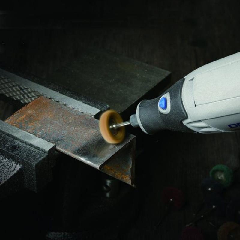 5/10/15/20/30/40/50 шт., мини-дрель, абразивная щетка, хвостовик 2,35 мм, нейлоновый полировальный круг, вращающийся ручной инструмент Dremel, набор аксессуаров для удаления ржавчины