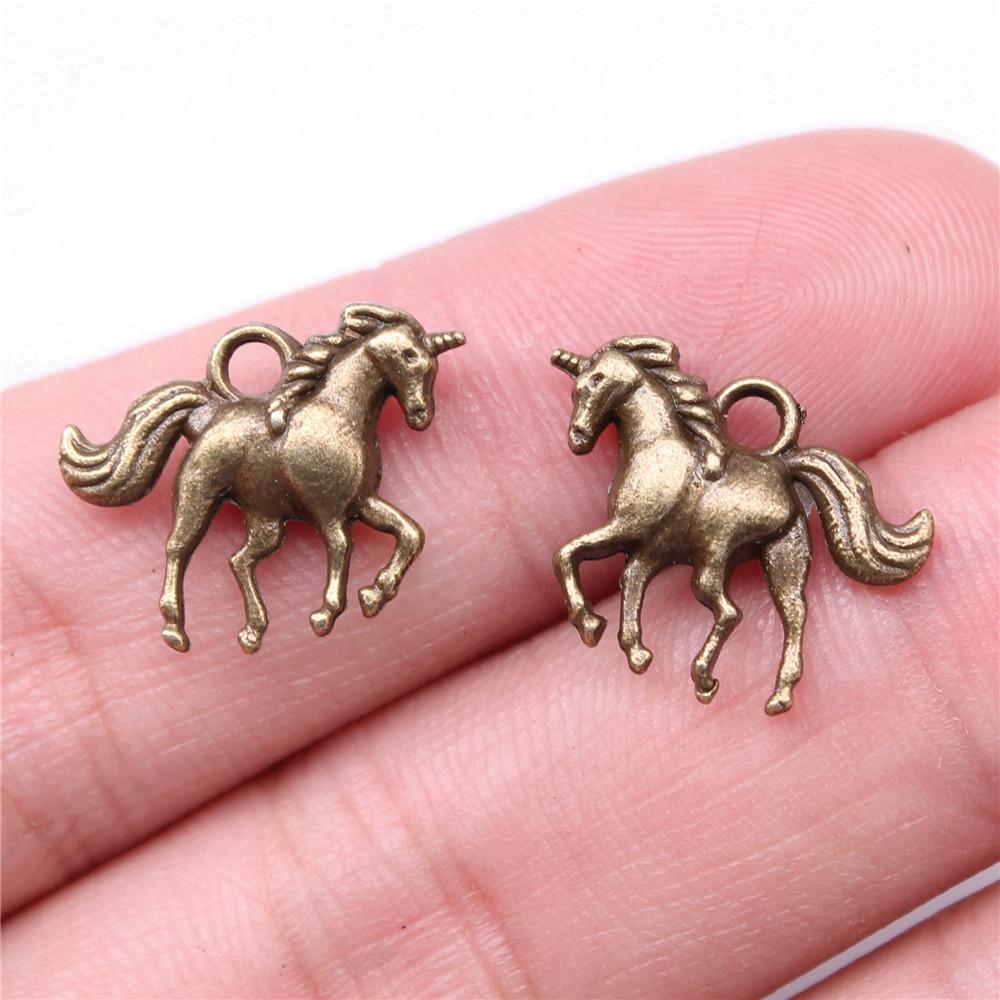Unicorn Charms Pendant Ladies' Jewelry Bulk Vintage Decorations