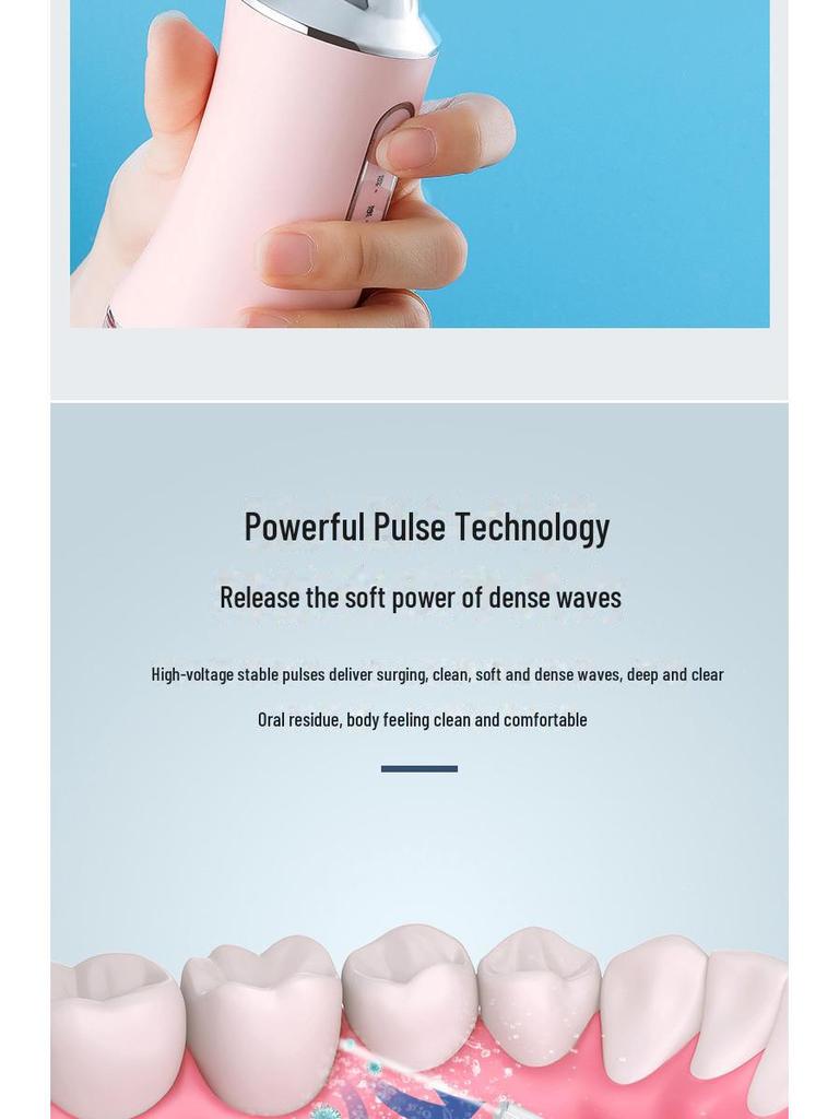 Портативный электрический ирригатор Cross-Border: Инструмент для чистки полости рта и зубов для дома и путешествий