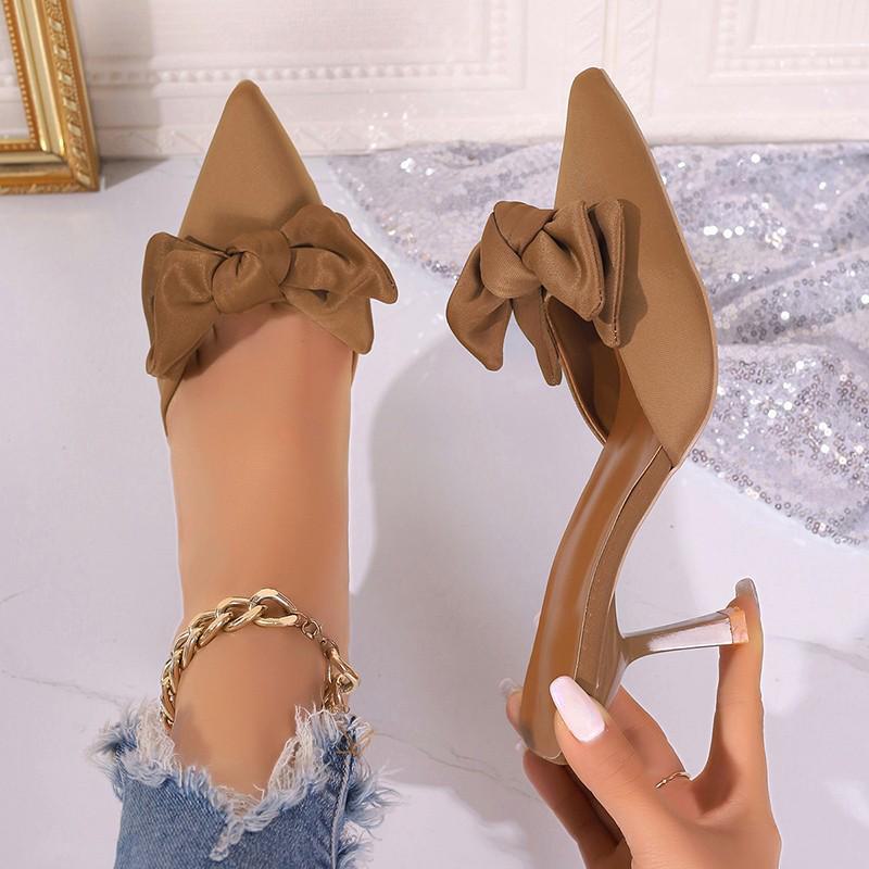 2024 Summer French-Style Pointed High Heel Women's Shoes: Trendy and Versatile Fashion for Every Occasion