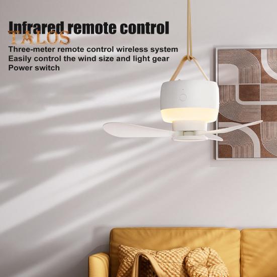 Портативный потолочный вентилятор Mini 5V USB подвесные вентиляторы для палаток со светодиодной подсветкой и пультом дистанционного управления уличный дорожный навес вентилятор для спальни общежития автофургона кемпинга