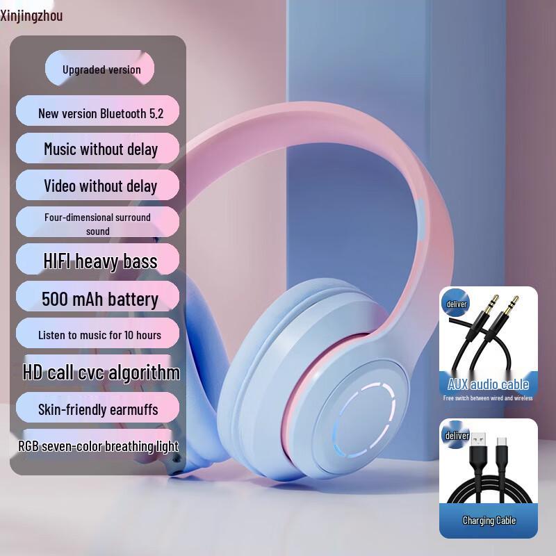 Беспроводные накладные Bluetooth-наушники Xin Jing Zhou