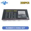 225 шт. резиновых колец O-Ring Set 18 Size O-Ring шайба прокладка уплотнительный набор набор для сантехнического крана, автомобильный, кондиционер