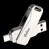Двухпортовый USB-C и USB 3.0 OTG флэш-накопитель Netac G473