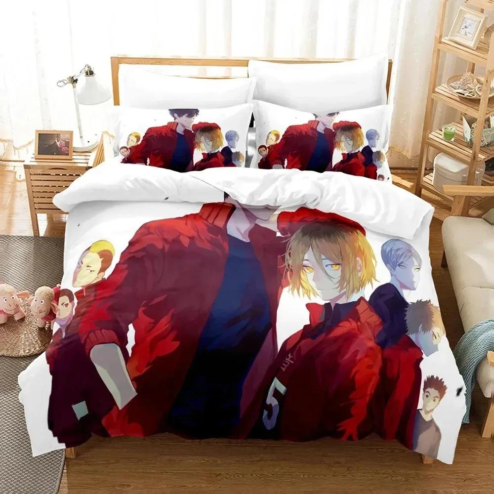 3D-принт Haikyu Anime Комплект постельного белья для мальчиков и девочек Twin Queen King Size Пододеяльник Наволочка Кровать для мальчиков Взрослый Домашний текстиль