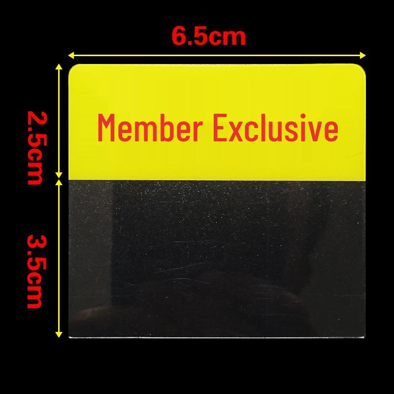 Прозрачный ПВХ рукав для полочных ценников для аптеки и магазина детских товаров