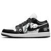 Air Jordan 1 Износостойкие Нескользящие Низкие Винтажные Баскетбольные Кроссовки Женские Черно-Белые DC0774-101(Команда181-)