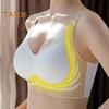 Lady Bra Seamless Thin Push-up 3D Full Cup Wide Shoulder Strap Anti-Sagging Supportive Lifting Shaping Sport Full Coverage Bra Lady Daily Exercise