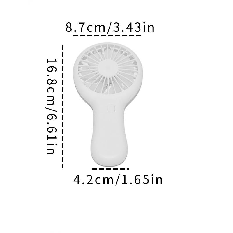 Ручной мини-маленький вентилятор, креативная зарядка через USB, 3 скорости ветра, низкий уровень шума, настольный офисный студенческий холодильник, небольшой вентилятор