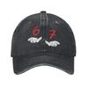 Шесть Семь 6 7 Мем Смешные Руки Бейсболка Мужская Женская Потертый Деним Снэпбэк Сленг Поколения Альфа Уличные Тренировки Регулируемые Шляпы