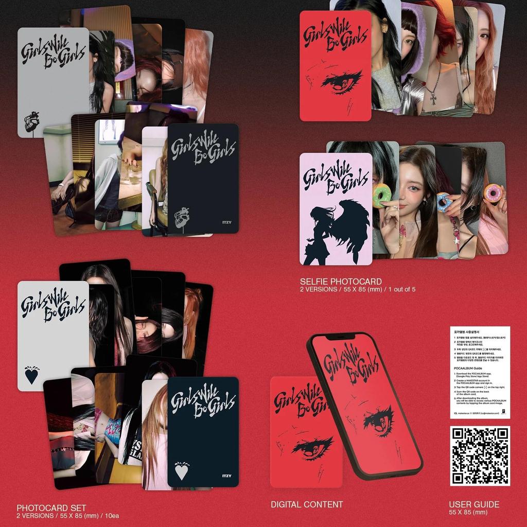 ITZY [ДЕВОЧКИ БУДУТ ДЕВОЧКАМИ] альбом платформы POCAALBUM