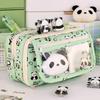 Multi Functional Capybara/Panda Pen Bag Large Capacity Nine-Layer Pencil Case Dirt-proof Stationery Bag School Office