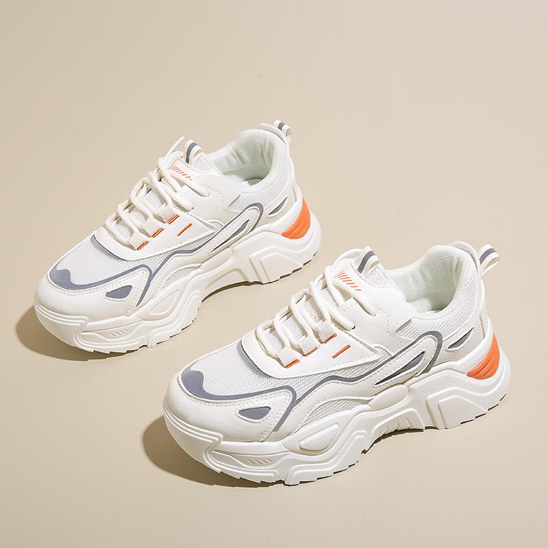 Весна 2025 года, новинка, корейская версия папиной обуви, женская обувь, спортивная обувь для студентов, увеличивающая рост, повседневная обувь для бега K805