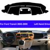 Auto Car Dashboard Cover DashMat Carpet Cape For Transit 2002 - 2009 Center Console Protector Sun-Shade 2008 2007 2006 2005