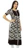Bimba Womens Brown Straight Kurti Printed Ladies Kurta Designer Indian Ethnic