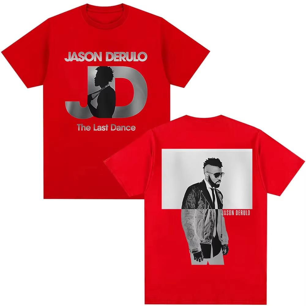 Jason Derulo The Last Dance Tour 2026 Graphics Shirt Unisex Y2k Hip Hop Style Summer Unisexs Women Short Sleeve Tshirt Fan Gift