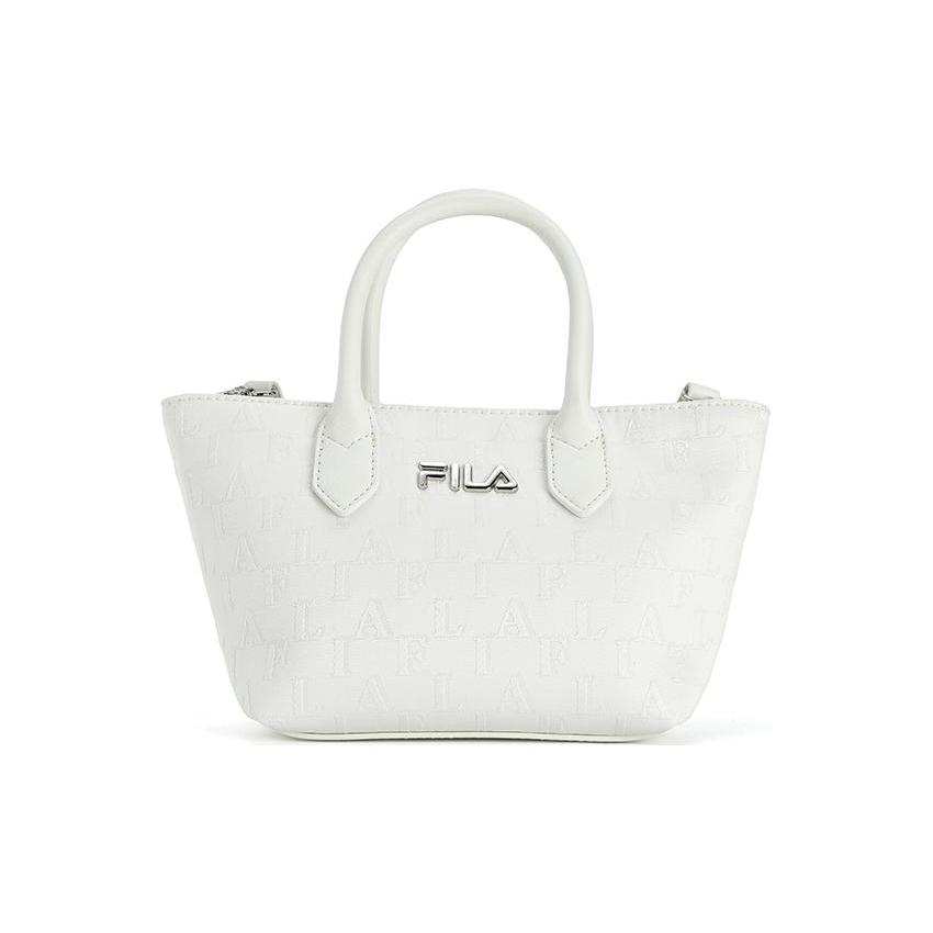 New FILA Fabric Made Of Polyurethane Shoulder Bag, Crossbody Bag, Handbag Extra Small Women's Heron White F13W421165FWT