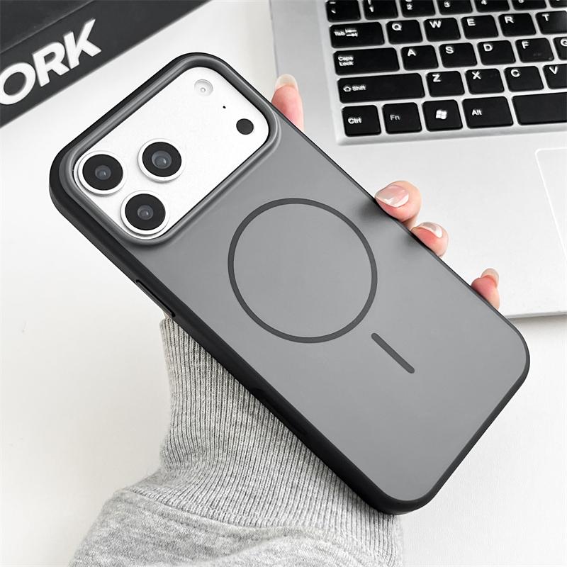 Official Matte Magnetic Hard Case for For Iphone 17 Air 16 14 1 Plus 13 12 Pro Max Phone For Wireless Charging Armor Cover