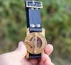 Sundial Wrist Watch Brass Compass & Leather Straps Nautical Steampunk Handmade