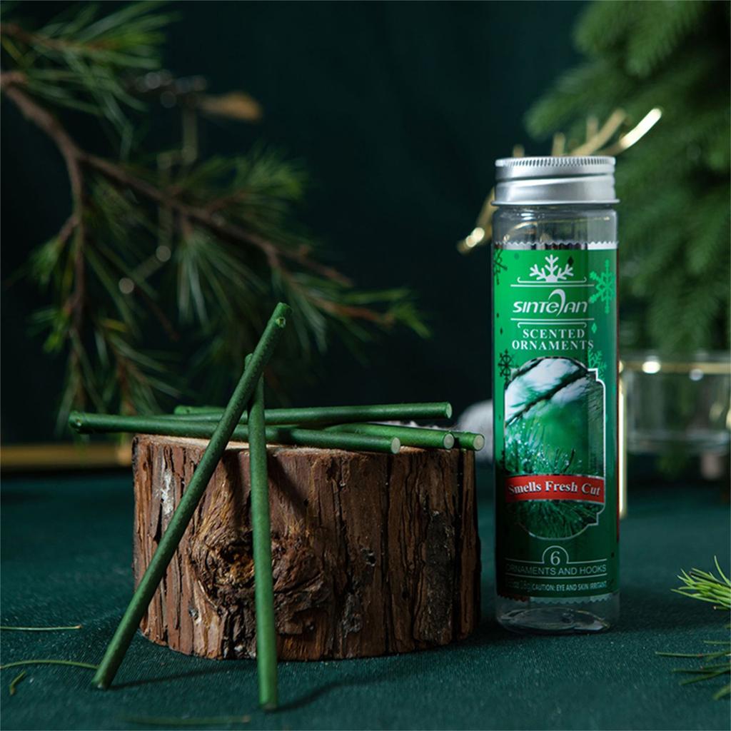 Christmas Fragrance Sticks, Cedar Scent Hanging Ornament Aroma Diffuser Holiday Present