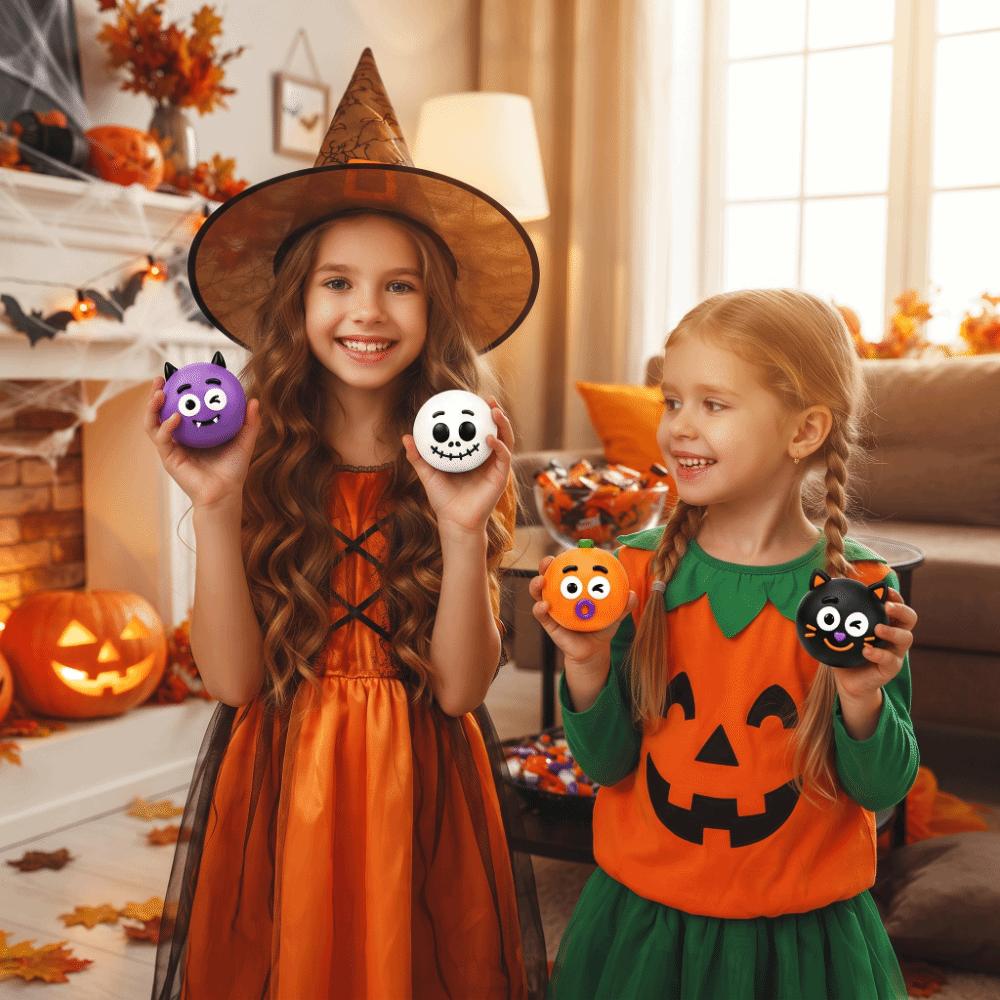 Slow Rebound Halloween Squeeze Toy Dog Face Swap Slow Rebound Toy Halloween Squishy Toy Daily Use