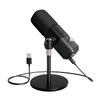 NearStream AM25X Condenser Microphone for USB XLR Headphone Adjustable Noise Mute Pickup Desktop and Foam Windscreen for Live Game and Web Compatible