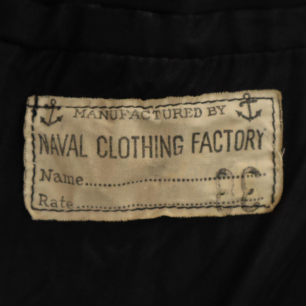 ВМС США 40-х годов 10-пуговичный винтажный NAVAL CLOTHING FACTORY Мельтоновое двубортное пальто 38 Мужской Б/У