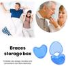 Yousheng 1Pc/2Pcs Denture Storage Box Various Shapes Eco-friendly PP Portable User-friendly Securely Store Braces Case