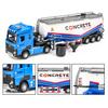 1:50 Toy Car Model Highly Simulated Transport Tanker Truck Toy Model with Water Spray Function for Children