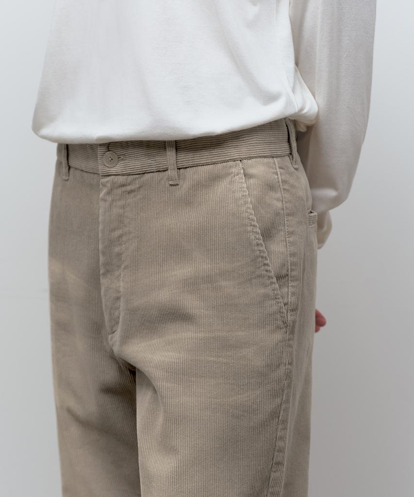 MUSINSA STANDARD Big Brush 11W Corduroy Flare Pants [Light Beige]