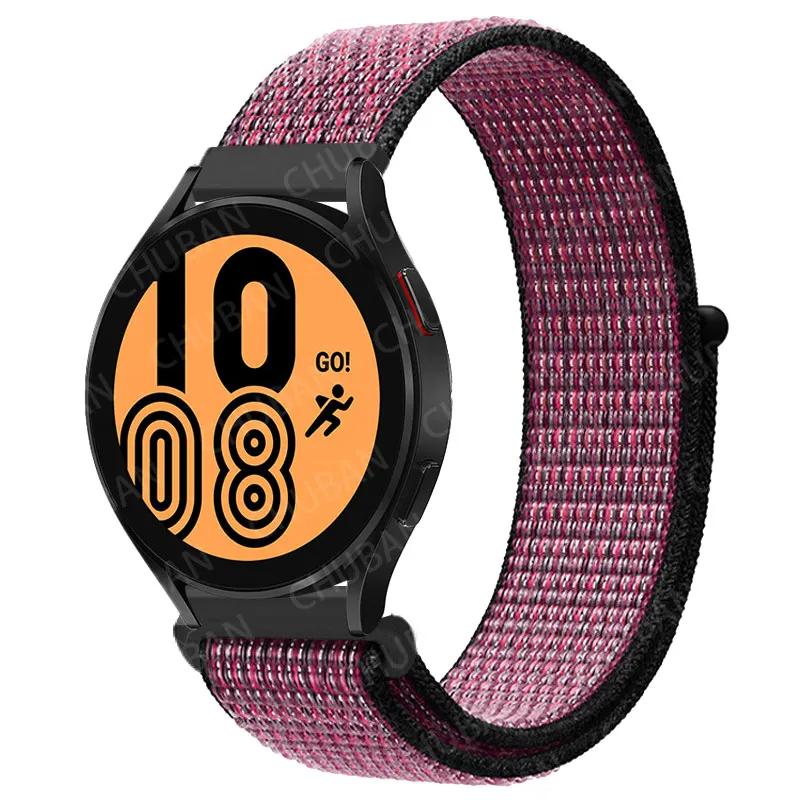 Nylon Loop For Samsung Galaxy Watch 6 5 Pro/4/classic/gear S3 Frontier/active Sport Bracelet Huawei Watch Gt2 3 22mm 20mm Strap